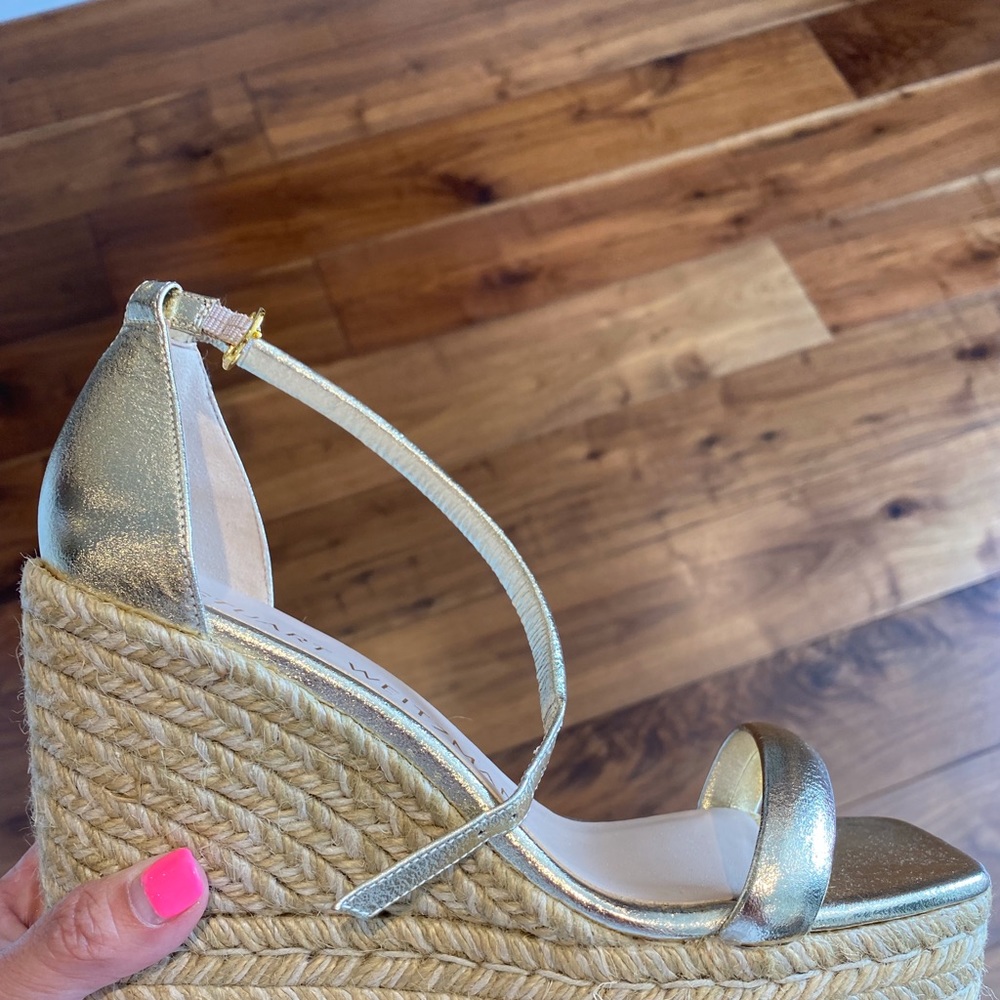 Stuart Weitzman Nudist Espadrille wedge